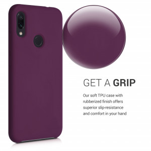Husa pentru Xiaomi Redmi Note 7 / Redmi Note 7 Pro, Silicon, Violet, 48714.187 - Img 4