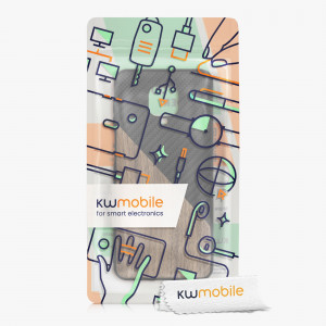 Husa pentru Xiaomi Redmi Note 9S / Redmi Note 9 Pro / Redmi Note 9 Pro Max, Lemn, Maro, 56621.01, kwmobile - Img 7