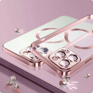 Husa Tech-Protect Magshine MagSafe pentru Apple iPhone 15 Pro Max Albastru inchis - Img 2
