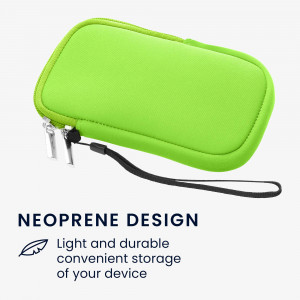 Husa Universala Kwmobile marime M - 5,5 inch, Neopren, Verde, 46188.2.44 - Img 4