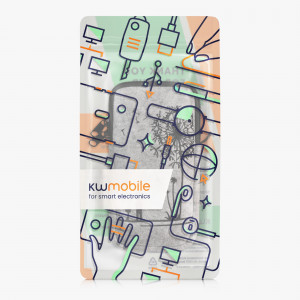 Husa Universala Kwmobile marime XL - 6,8 inch, Microfibra, Gri/Negru, 58702.4.02 - Img 8