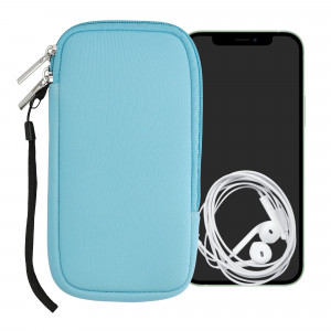 Husa Universala Kwmobile marime XXL - 7 inch, Neopren, Albastru, 46188.5.23 - Img 2