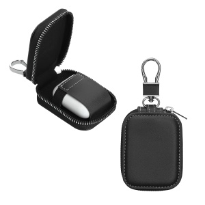 Husa Universala Kwmobile pentru casti, Negru, Piele ecologica, KWM000025ER001C - Img 2