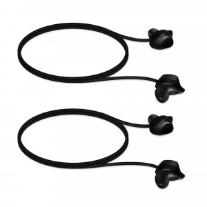 Set 2 Curele pentru casti Samsung Galaxy Buds/Galaxy Buds Plus, Kwmobile, Negru, Silicon, 53474.01 - Img 1