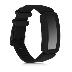 Set 2 Curele pentru Fitbit Ace 2, Kwmobile, Negru/Albastru, Silicon, 50102.01 - Img 4