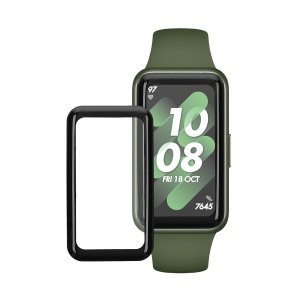 Set 2 Folii de protectie Kwmobile pentru Huawei Band 8, Transparent/Negru, Polimer, KWM000024VR001C - Img 1