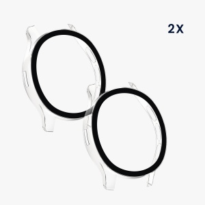 Set 2 Huse Kwmobile cu sticla securizata pentru Garmin Venu 3, Transparent, Plastic, KWM0000251R001C - Img 5