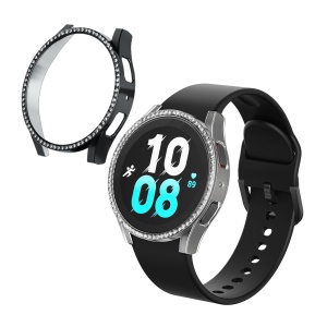 Set 2 Huse Kwmobile pentru Samsung Galaxy Watch 5, Transparent/Negru, Plastic, KWM000024ZL002C - Img 1