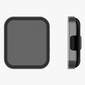 Set 2 Huse pentru Xiaomi Redmi Watch 2, kwmobile, Sticla securizata, Negru / Transparent, 56913.01 - Img 7