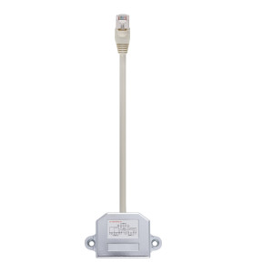 Set 2 Splittere cablu retea T RJ45 la 2 porturi RJ45 LAN, Kwmobile, Argintiu, Metal, 40679 - Img 8