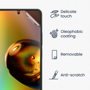 Set 3 folii de protectie Kwmobile pentru Xiaomi 11T/11T Pro, Fata, Polimer, 59001.1 - Img 3