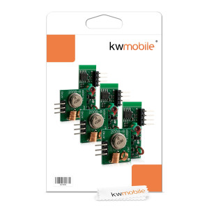 Set 3 Module wireless 433 MHz pentru Arduino si Raspberry Pi, Kwmobile, Verde, Componente electronice, 38819 - Img 7