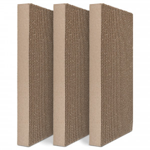 Set 3 table pentru zgarieturi Navaris, 43 x 24 x 4cm, Maro, 52979.03 - Img 2