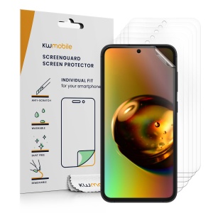 Set 6 Folii de protectie Kwmobile pentru Samsung Galaxy S23 FE, Transparent, Plastic, KWM000021MS001C - Img 1