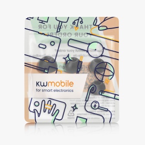Set 6 Varfuri de schimb Kwmobile pentru Beats Fit Pro, Negru, Silicon, KWM0000259Q001C - Img 5