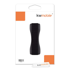 Suport tip inel pentru telefon, Kwmobile, Negru, Plastic, 35411.01 - Img 7
