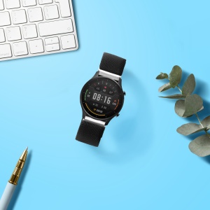 Curea Kwmobile pentru Xiaomi Mi Watch Color Sport/S1 Active, Negru, Nylon, KWM000024YA001C - Img 7