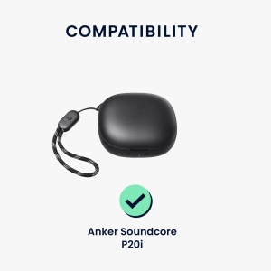 Husa Casti Kwmobile pentru Anker Soundcore P20i, Alb, Silicon, KWM0000205K003C - Img 7