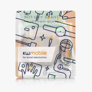 Husa Casti Kwmobile pentru Skullcandy Mod, Alb, Silicon, KWM0000256S002C - Img 8