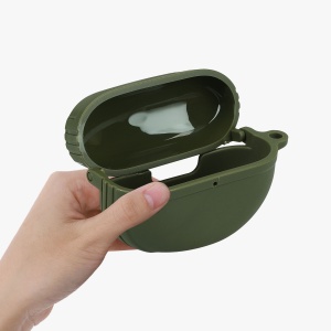 Husa Casti Kwmobile pentru Sony WF-1000XM5, Verde, Silicon, KWM0000253W002C - Img 5