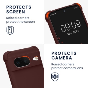 Husa Kwmobile cu jnur pentru Google Pixel 8, Violet, Silicon, 61867.187 - Img 4
