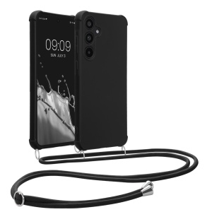 Husa Kwmobile cu jnur pentru Samsung Galaxy A35, Negru, Silicon, KWM000021TN001C - Img 1