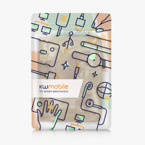 Husa kwmobile pentru Amazon Kindle Paperwhite 11, Piele ecologica, Multicolor, 57210.06 - Img 3