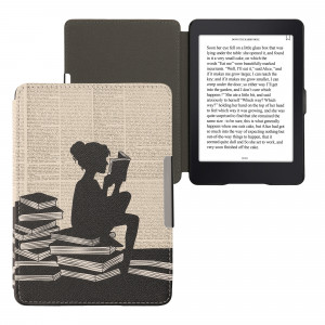 Husa kwmobile pentru Amazon Kindle Paperwhite 7, Piele ecologica, Multicolor, 25824.48 - Img 1