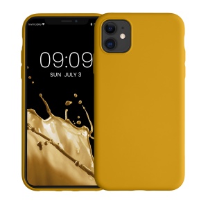 Husa Kwmobile pentru Apple iPhone 11, Galben, Silicon, KWM000010SX076C - Img 2