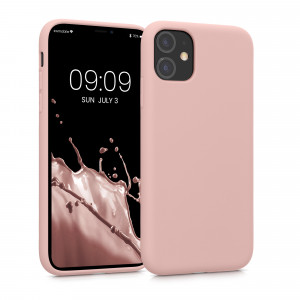 Husa Kwmobile pentru Apple iPhone 11, Silicon, Rose Gold, 50791.237 - Img 1