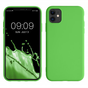 Husa kwmobile pentru Apple iPhone 11, Silicon, Verde, 50791.44 - Img 1
