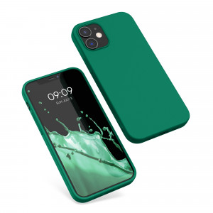 Husa Kwmobile pentru Apple iPhone 12/iPhone 12 Pro, Silicon, Verde, 53938.142 - Img 2