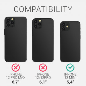 Husa Kwmobile pentru Apple iPhone 12 Mini, Silicon, Albastru, 55111.17 - Img 6