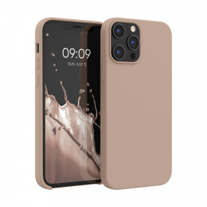 Husa kwmobile pentru Apple iPhone 12 Pro Max, Silicon, Maro, 52644.246 - Img 1