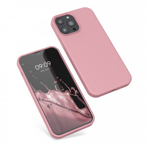 Husa Kwmobile pentru Apple iPhone 13 Pro Max, Silicon, Roz, 55881.193 - Img 2