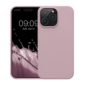 Husa Kwmobile pentru Apple iPhone 14 Pro Max, Mov deschis, Silicon, KWM000016NL044C - Img 2