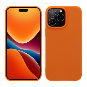 Husa Kwmobile pentru Apple iPhone 14 Pro Max, Silicon, Portocaliu, 59078.69 - Img 1
