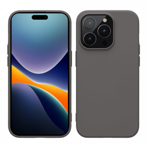 Husa Kwmobile pentru Apple iPhone 14 Pro, Silicon, Gri, 59081.155 - Img 1