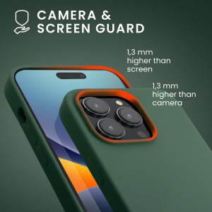 Husa Kwmobile pentru Apple iPhone 14 Pro, Silicon, Verde, 59073.166 - Img 7