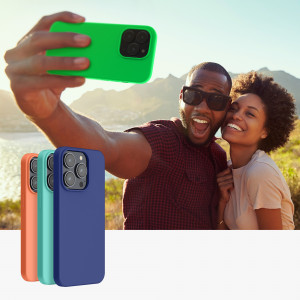 Husa kwmobile pentru Apple iPhone 14 Pro, Silicon, Verde, 59073.44 - Img 8