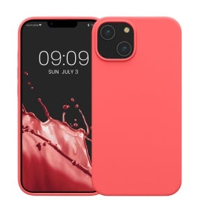 Husa Kwmobile pentru Apple iPhone 14, Roz, Silicon, KWM000016NI037C - Img 2