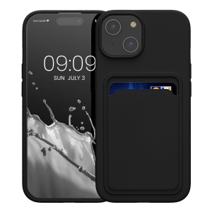 Husa Kwmobile pentru Apple iPhone 15, Negru, Silicon, 62017.01 - Img 2