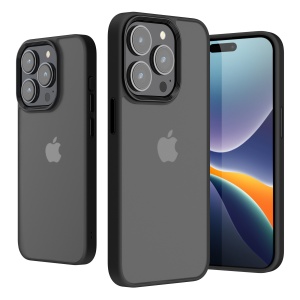 Husa Kwmobile pentru Apple iPhone 15 Pro Max, Negru/Transparent, Policarbonat, 61964.01 - Img 2