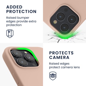 Husa Kwmobile pentru Apple iPhone 15 Pro, Roz deschis, Silicon, KWM000020CC027C - Img 3