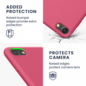 Husa Kwmobile pentru Apple iPhone 8/iPhone 7/iPhone SE 2, Silicon, Roz, 49979.238 - Img 4