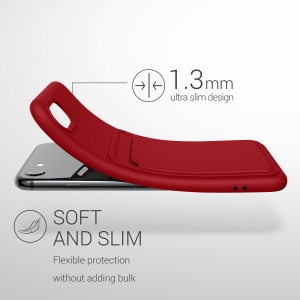 Husa Kwmobile pentru Apple iPhone SE (2022)/iPhone SE (2020)/iPhone 8, Roz inchis, Silicon, KWM0000134I018C - Img 6