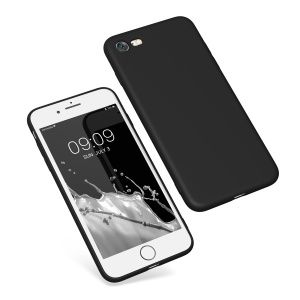 Husa Kwmobile pentru Apple iPhone SE (2022)/iPhone SE (2020)/iPhone 8, Negru, Silicon, 39458.01 - Img 2