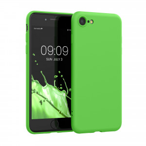 Husa kwmobile pentru Apple iPhone SE 3/iPhone 8/iPhone 7, Silicon, Verde, 49979.44 - Img 1
