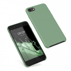 Husa kwmobile pentru Apple iPhone SE 3/iPhone 8/iPhone 7, Silicon, Verde, 40225.243 - Img 2