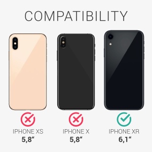 Husa Kwmobile pentru Apple iPhone XR, Roz, Silicon, KWM0000134H011C - Img 5